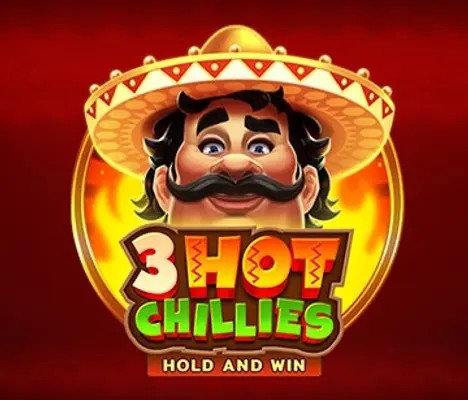 3 Hot Chillies by 3 Oaks Gaming, showcased at zekervanhaarzaak.com – game logo