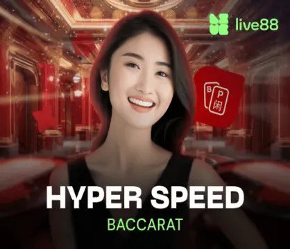 Hyper Speed Baccarat logo – Live Shows by Evolution at Betify